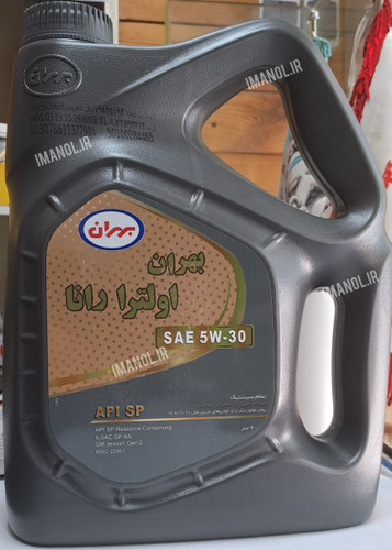 روغن موتور بهران اولترا رانا ۵w30 چهار لیتری SP