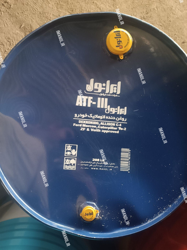 روغن دنده بشکه اتوماتیک ۳ خط ایرانول ATF-lll
