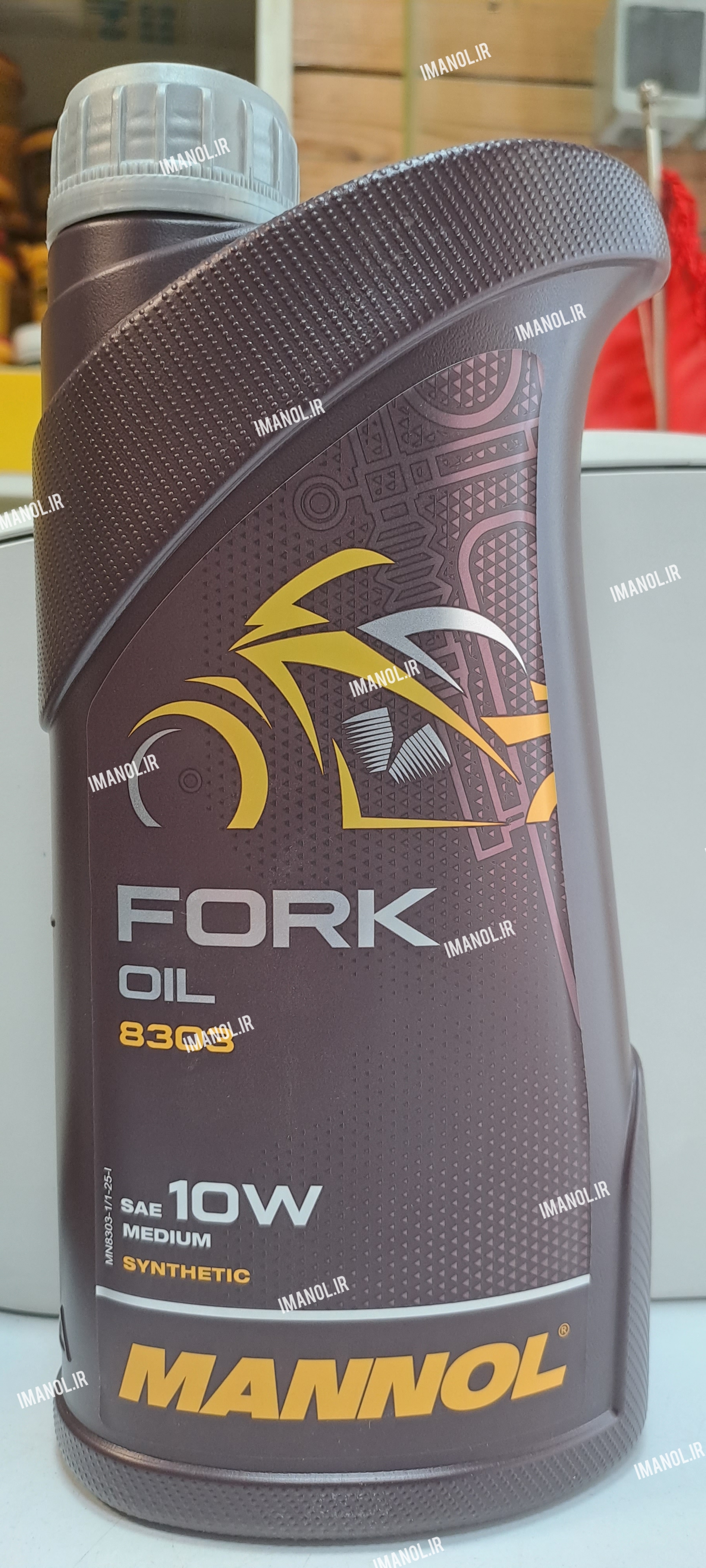 روغن کمک موتورسیکلت مانول FORK  MANNOL المان 10W یک لیتری (اصل اروپا)